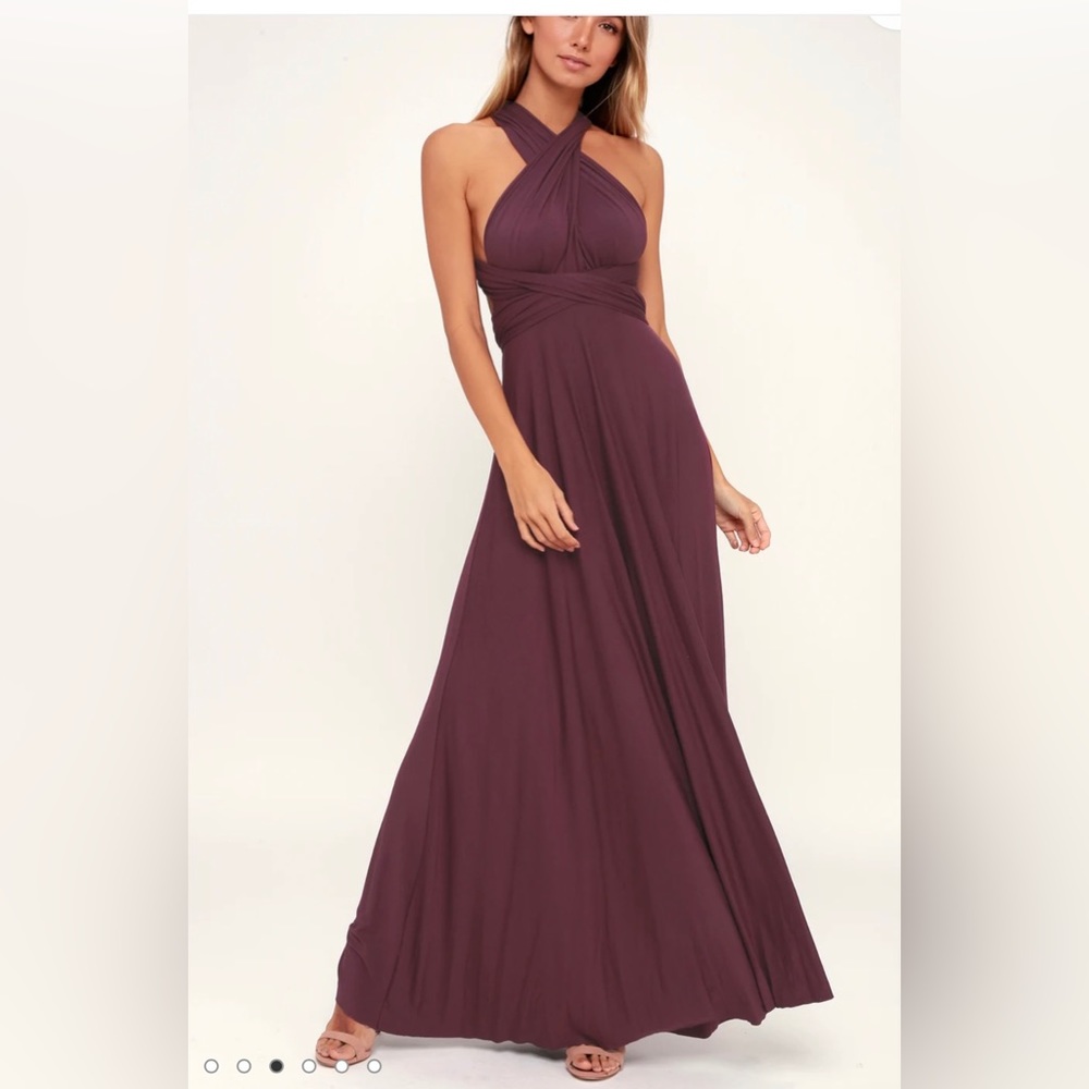 Lulus Tricks Of The Trade Plum/Purple Small NEW - Picture 4 of 8